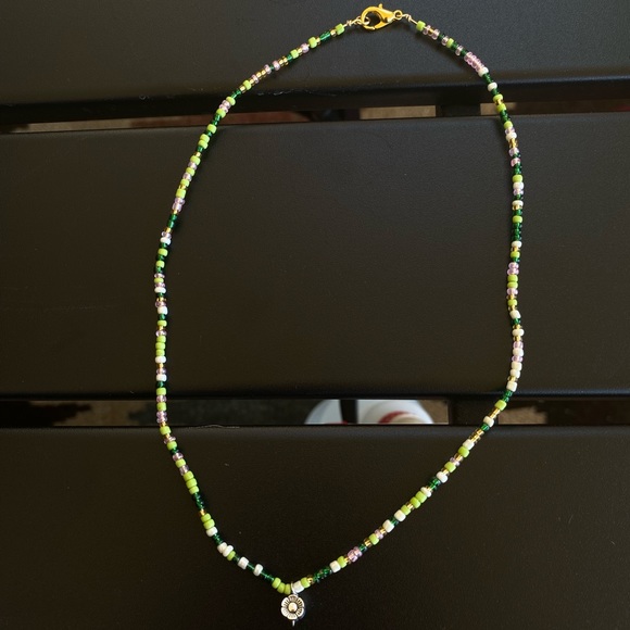 Handmade beaded fairycore necklace - Picture 2 of 4